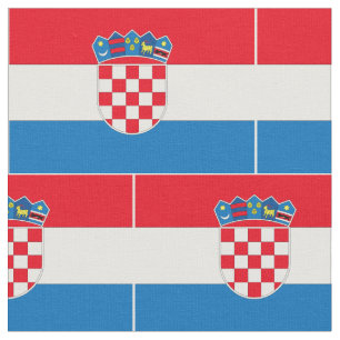 Tissu Drapeau de la Croatie