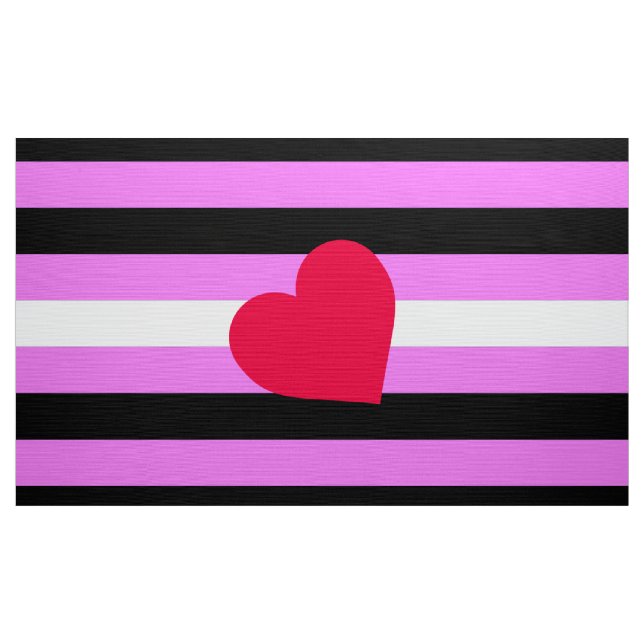 Tissu Drapeau de la Fierté de fille en cuir (Yard)