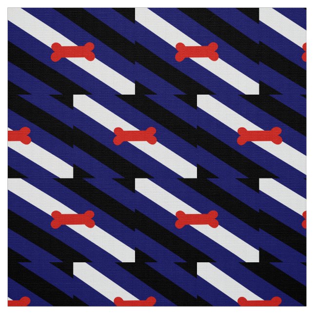 Tissu Drapeau de la fierté de jeu de chiot (Échantillon)