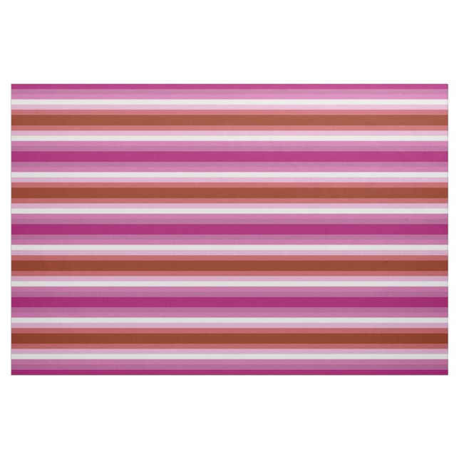 Tissu Drapeau de la fierté lesbienne (Fat Quarter)