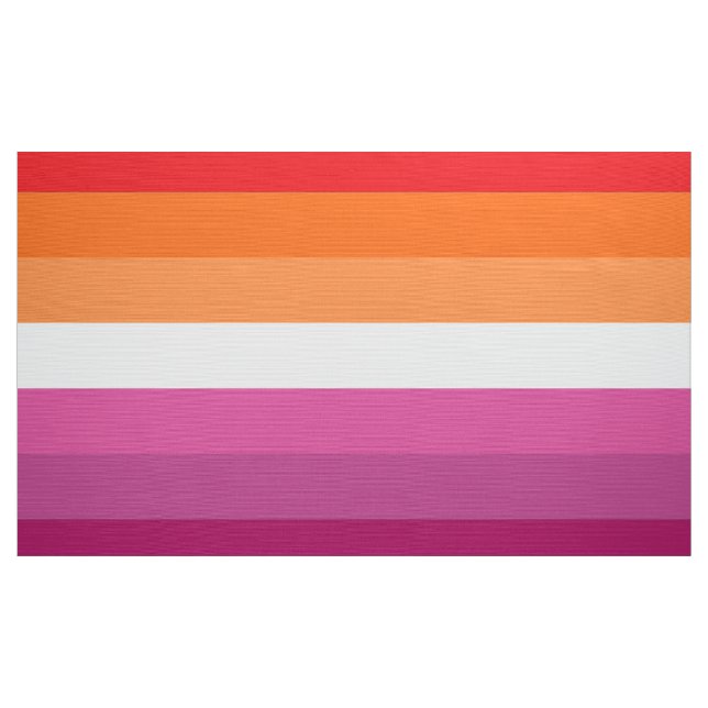 Tissu Drapeau de la fierté lesbienne (Yard)
