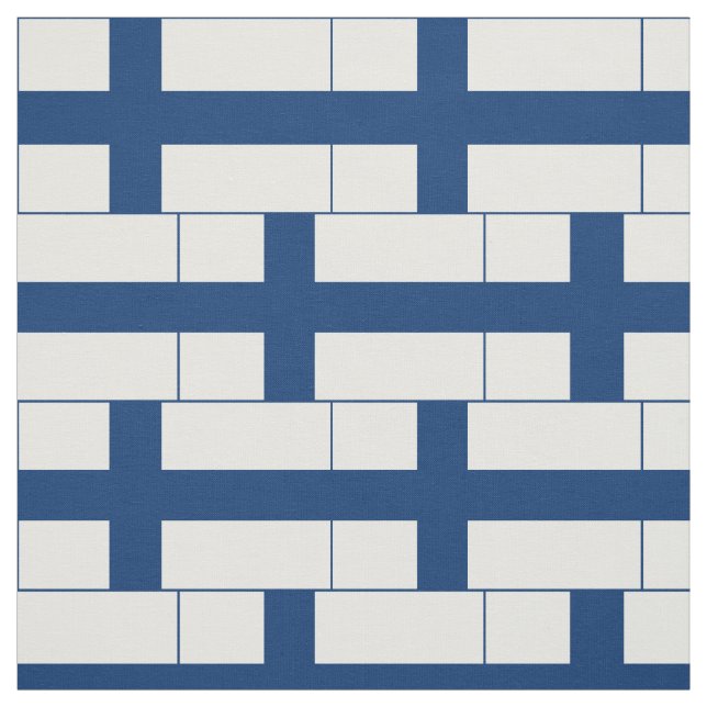 Tissu Drapeau de la Finlande (Échantillon)