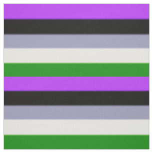 Tissu Drapeau de la Genderqueer Pride