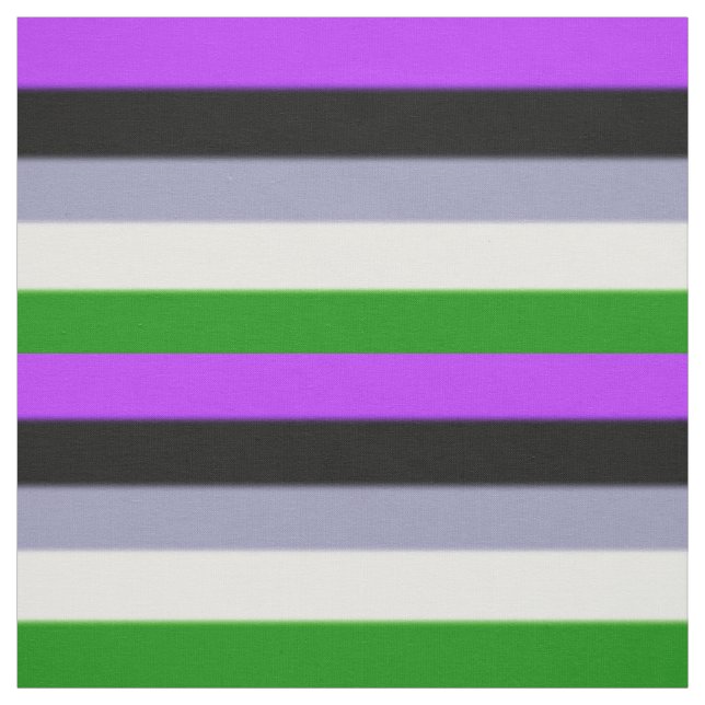 Tissu Drapeau de la Genderqueer Pride (Échantillon)
