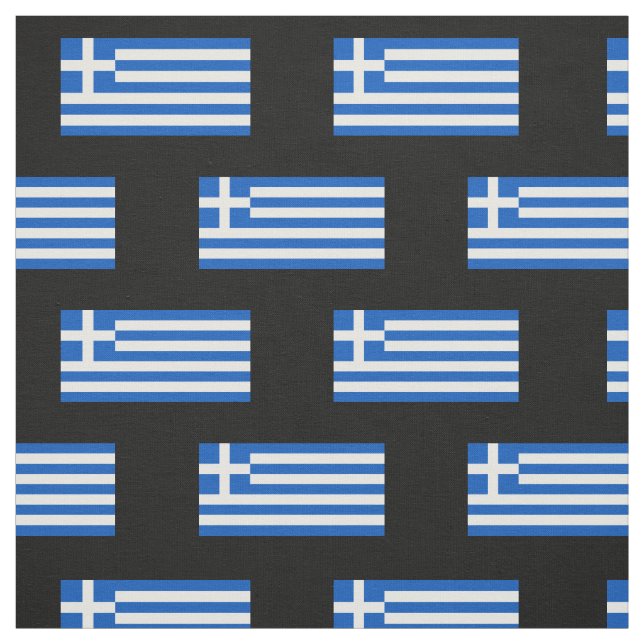 Tissu Drapeau de la Grèce (Échantillon)
