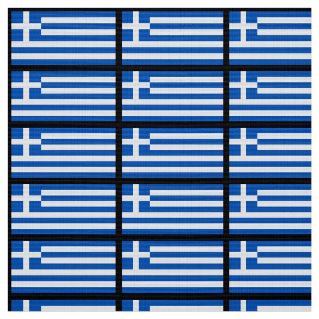 Tissu Drapeau de la Grèce (Échantillon)