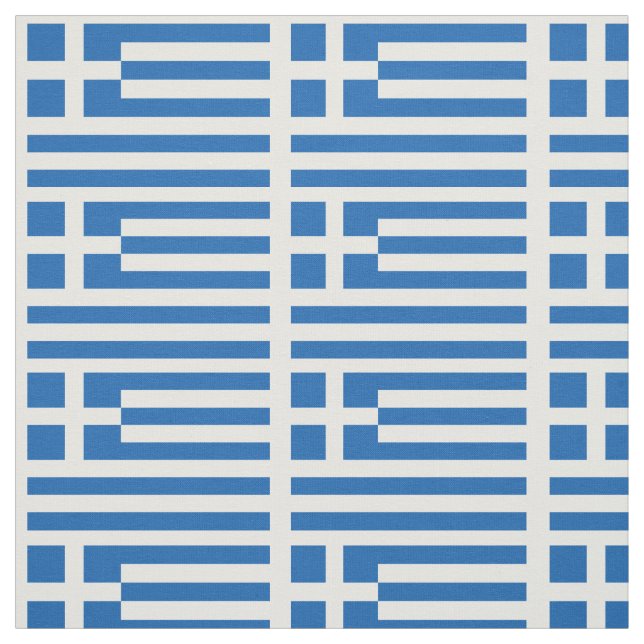 Tissu Drapeau de la Grèce (Échantillon)
