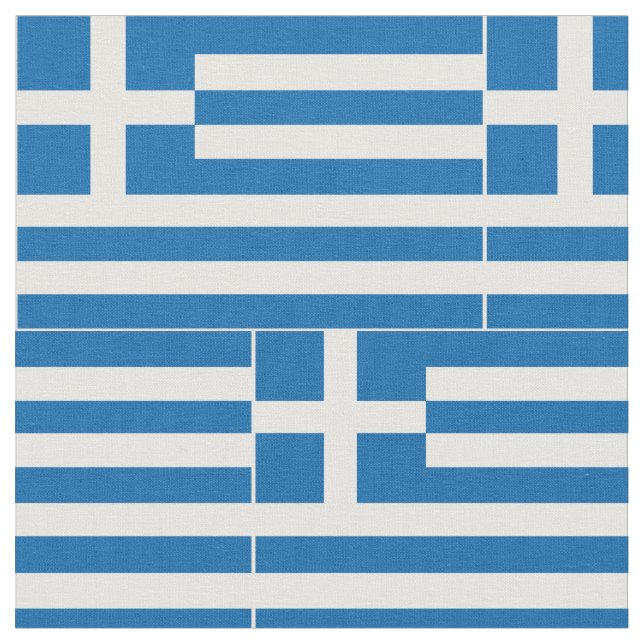 Tissu Drapeau de la Grèce (Fermer)