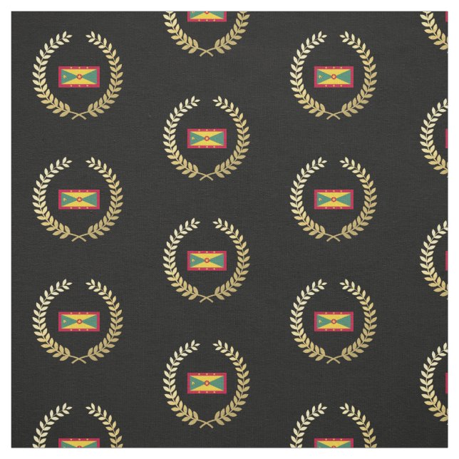 Tissu Drapeau de la Grenade (Échantillon)