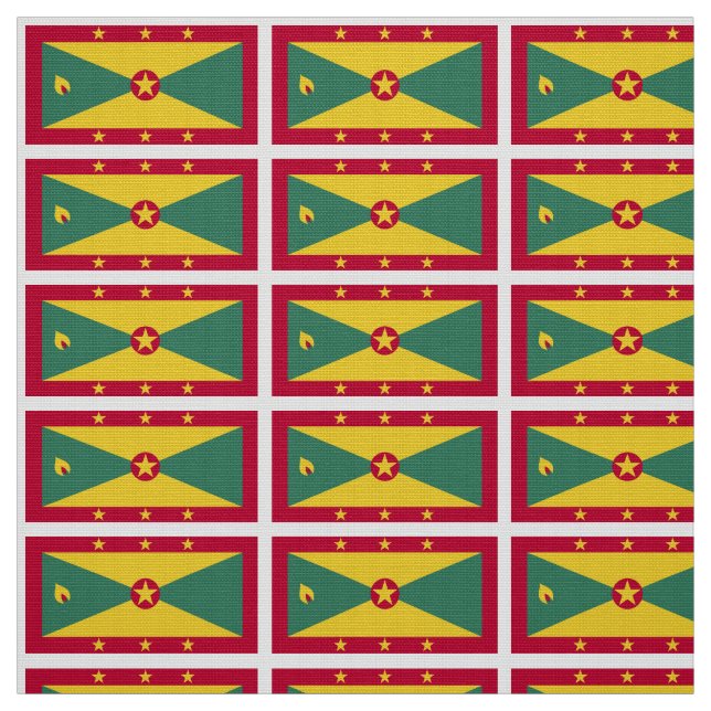 Tissu Drapeau de la Grenade (Échantillon)