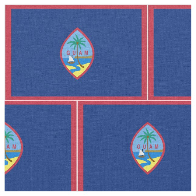 Tissu Drapeau de la Guam (Fermer)