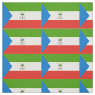 Tissu Drapeau de la Guinée équatoriale