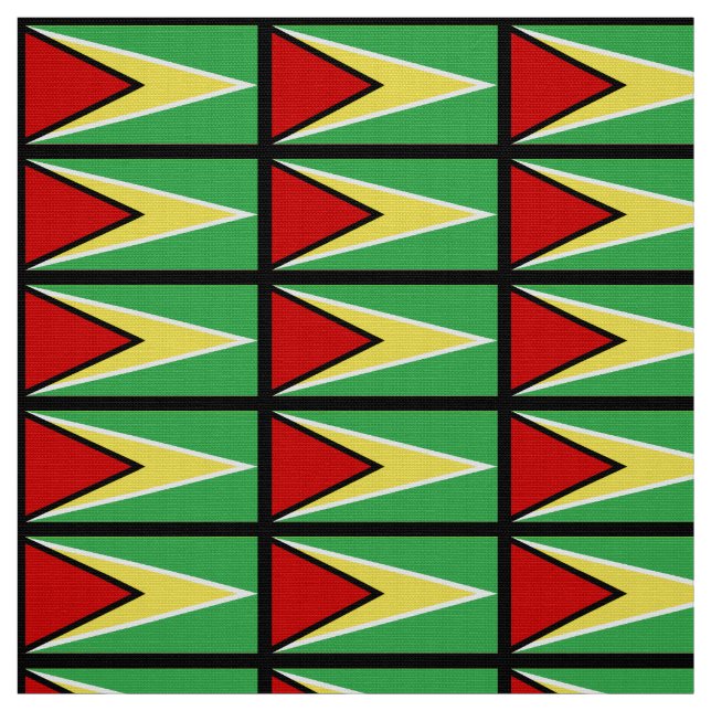 Tissu Drapeau de la Guyane (Échantillon)