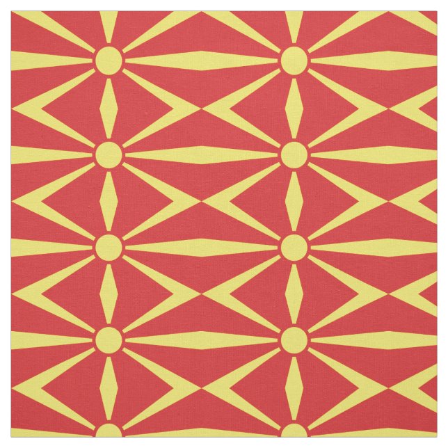 Tissu Drapeau de la Macédoine du Nord (Échantillon)