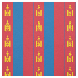 Tissu Drapeau de la Mongolie
