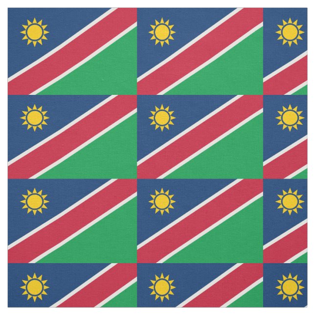 Tissu Drapeau de la Namibie (Échantillon)