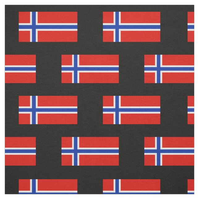 Tissu Drapeau de la Norvège (Échantillon)