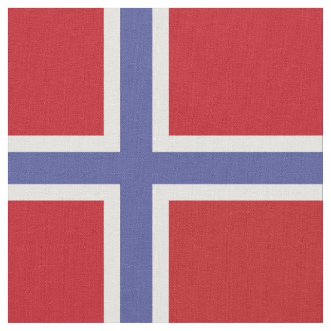 Tissu Drapeau de la Norvège (Fermer)