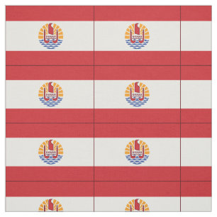 Tissu Drapeau de la Polynésie française