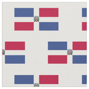 Tissu Drapeau de la République Dominicaine Arrière-pla