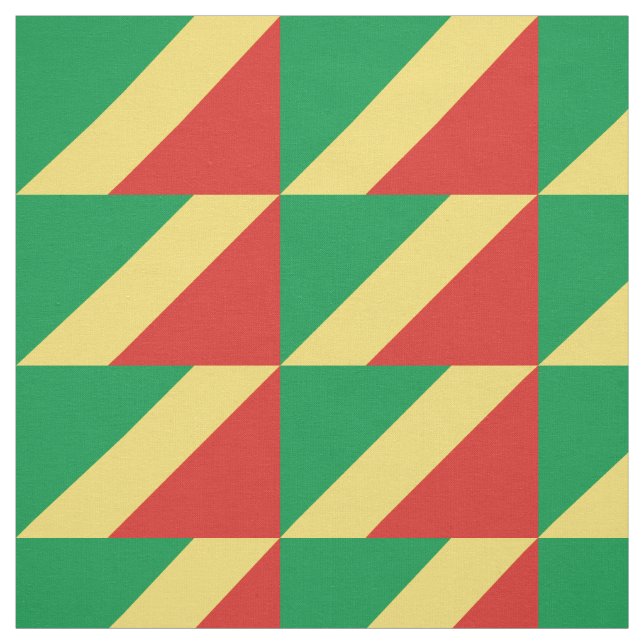 Tissu Drapeau de la République du Congo (Échantillon)