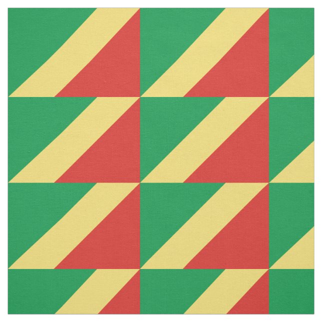 Tissu Drapeau de la République du Congo (Échantillon)