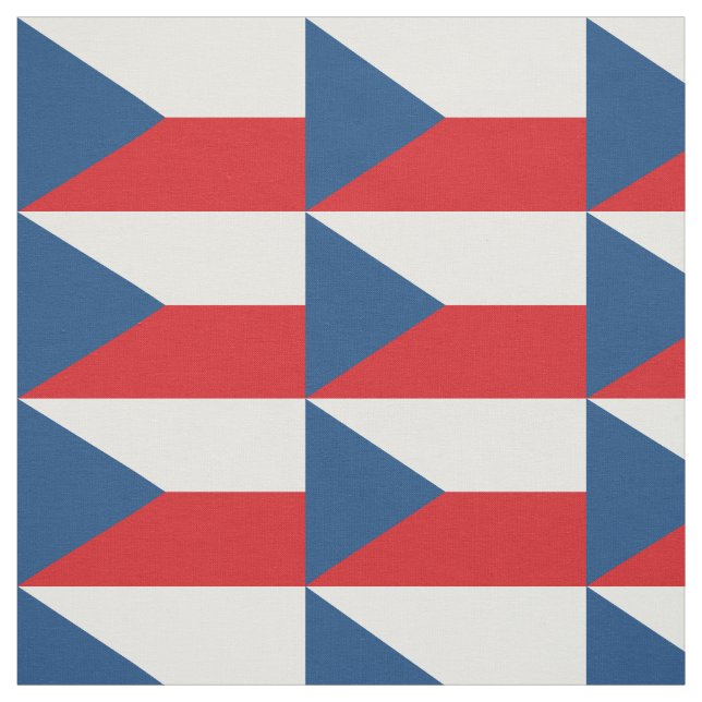 Tissu Drapeau de la République tchèque (Échantillon)