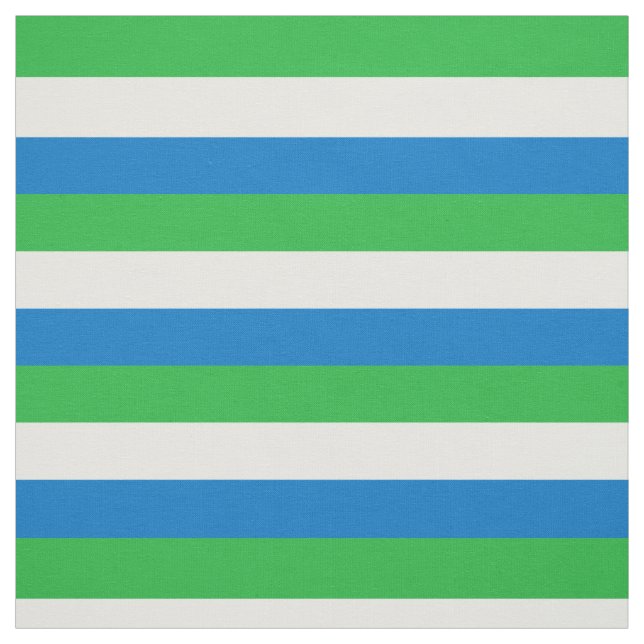 Tissu Drapeau de la Sierra Leone (Échantillon)