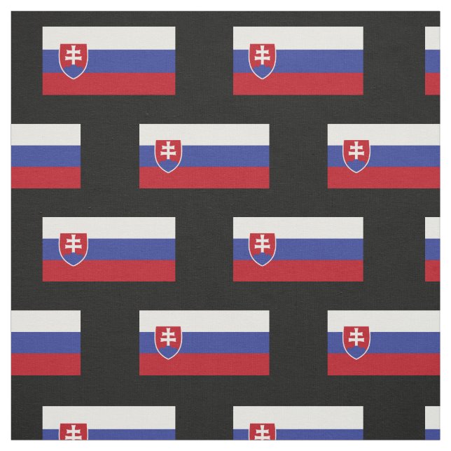 Tissu Drapeau de la Slovaquie (Échantillon)