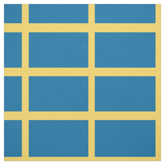 Tissu Drapeau de la Suède (Échantillon)