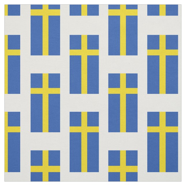 Tissu Drapeau de la Suède (Échantillon)