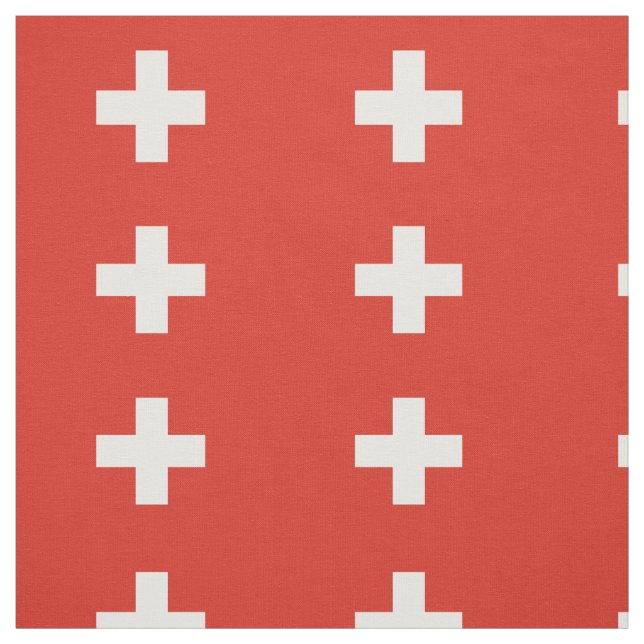 Tissu Drapeau de la Suisse (Échantillon)