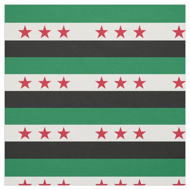 Tissu Drapeau de la Syrie (Échantillon)