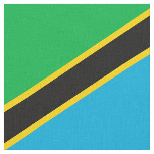 Tissu Drapeau de la Tanzanie