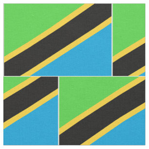 Tissu Drapeau de la Tanzanie