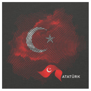Tissu Drapeau de la Turquie