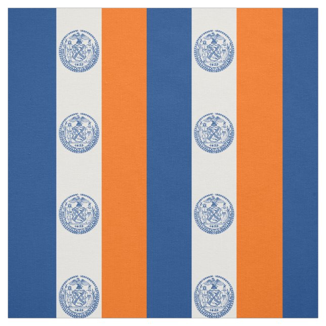 Tissu Drapeau de la ville de New York (Échantillon)