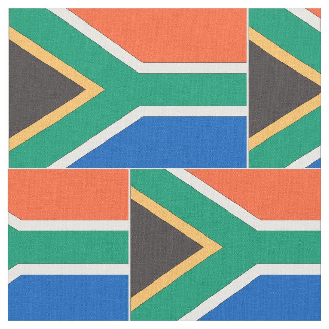 Tissu Drapeau de l'Afrique du Sud (Fermer)