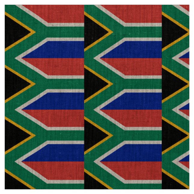 Tissu Drapeau de l'Afrique du Sud (Échantillon)