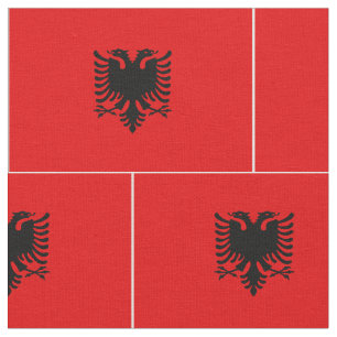 Tissu Drapeau de l'Albanie