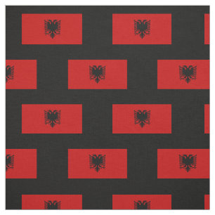 Tissu Drapeau de l'Albanie