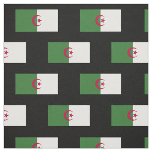 Tissu Drapeau de l'Algérie