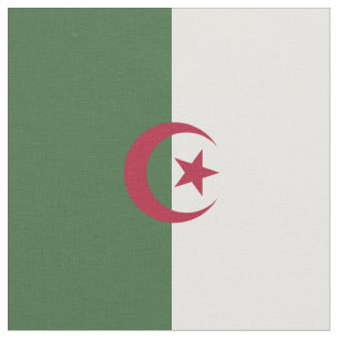 Tissu Drapeau de l'Algérie