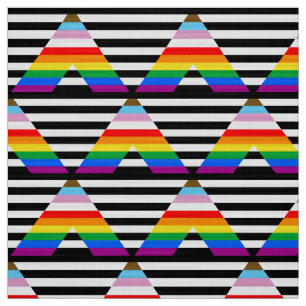 Tissu Drapeau de l'Ally Pride de progression LGBTQ