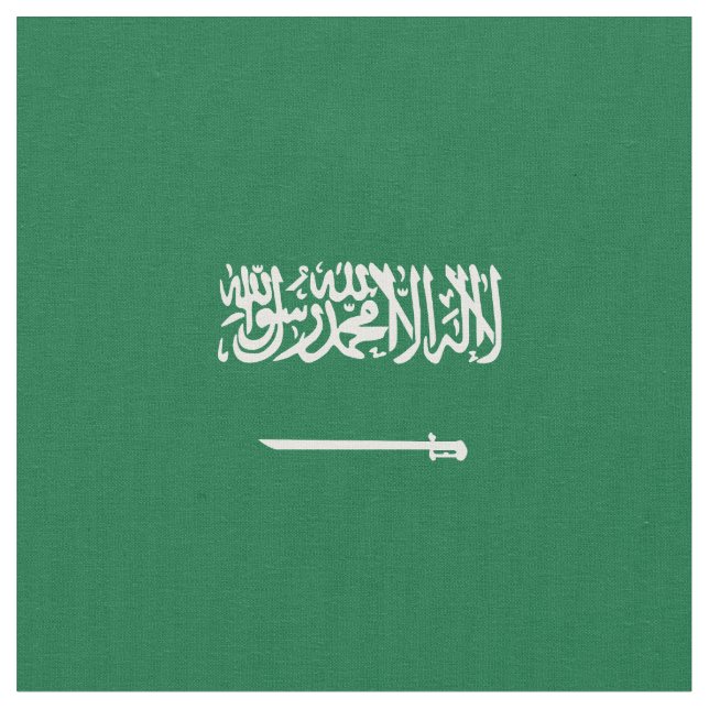 Tissu Drapeau de l'Arabie saoudite (Fermer)