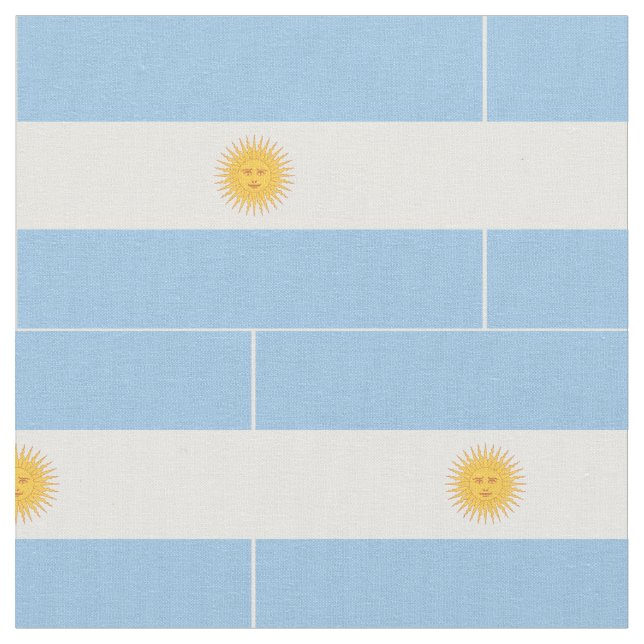 Tissu Drapeau de l'Argentine (Fermer)