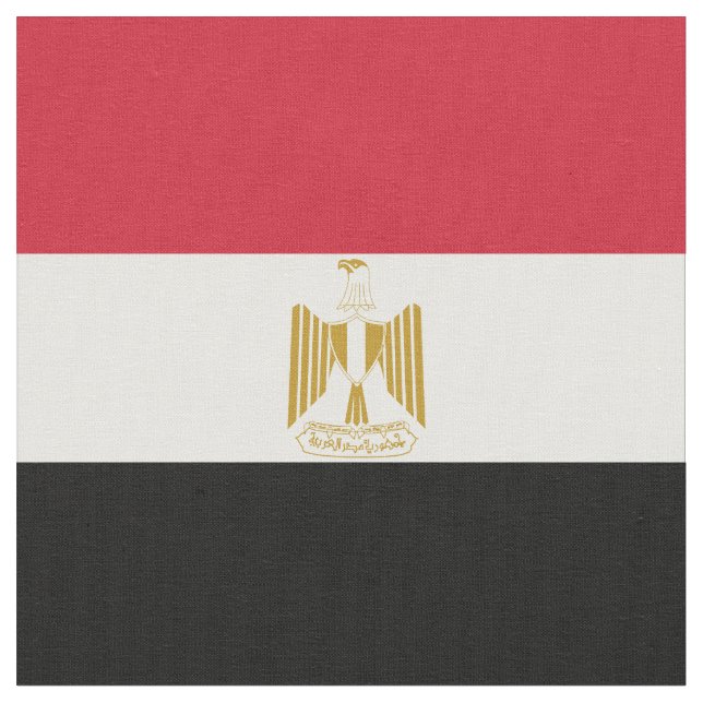 Tissu Drapeau de l'Égypte (Fermer)