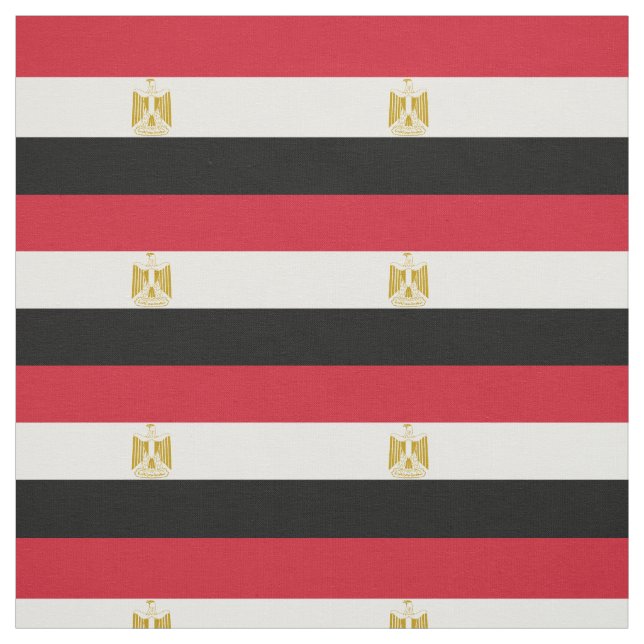 Tissu Drapeau de l'Égypte (Échantillon)