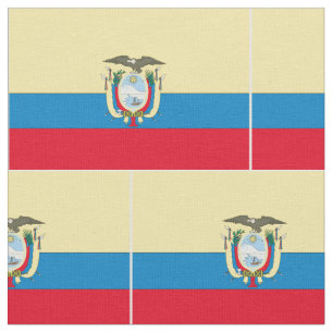 Tissu Drapeau de l'Equateur