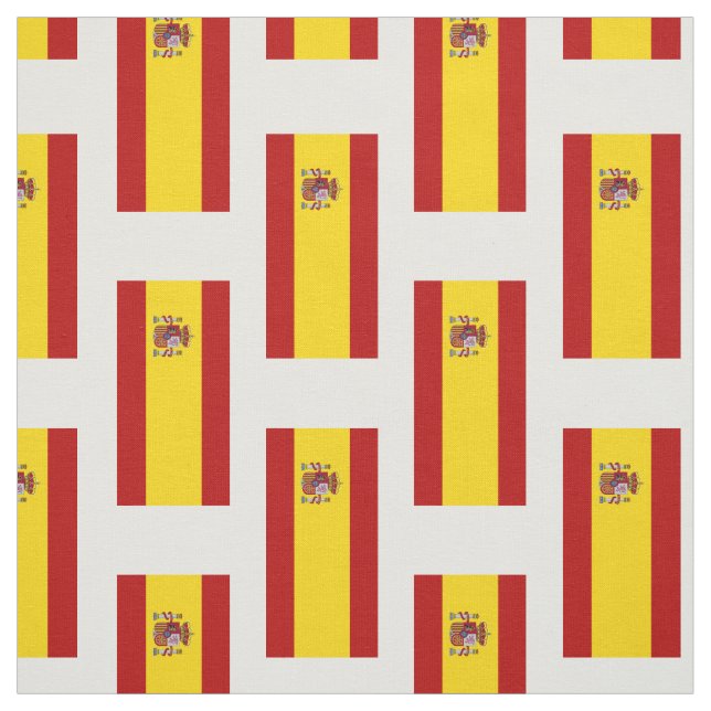 Tissu Drapeau de l'Espagne (Échantillon)